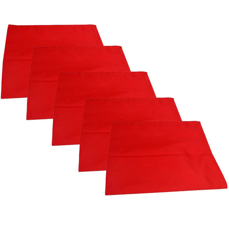 The One Theedoek 50 x 70 cm Rood - 5 stuks