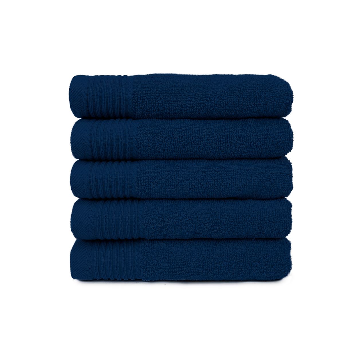 The One Handdoek Deluxe 50x100  550 gr Donker Navy  (5 stuks)