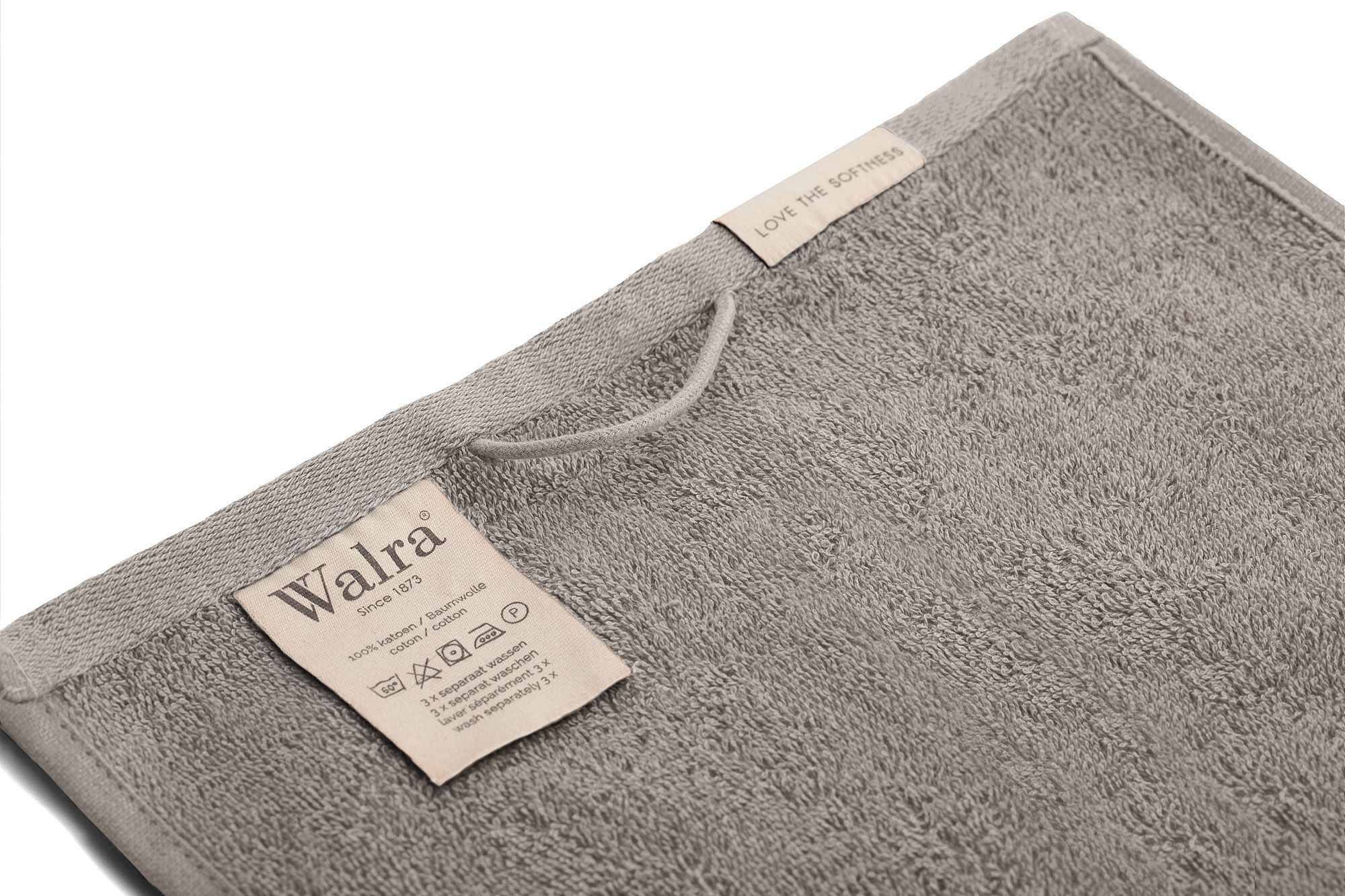 Walra Soft Cotton Gastendoekje 30 x 50 cm 550 gram Taupe - 8 stuks