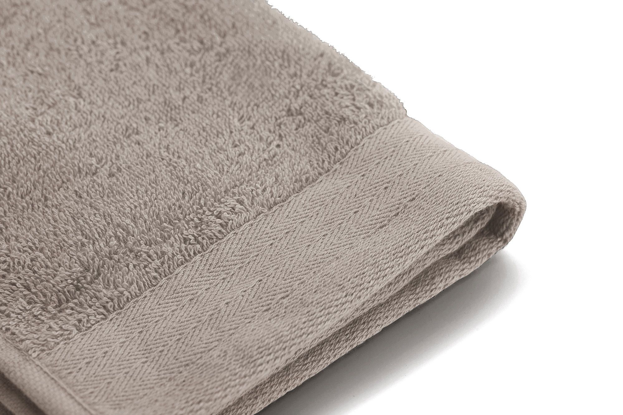 Walra Soft Cotton Gastendoekje 30 x 50 cm 550 gram Taupe - 8 stuks