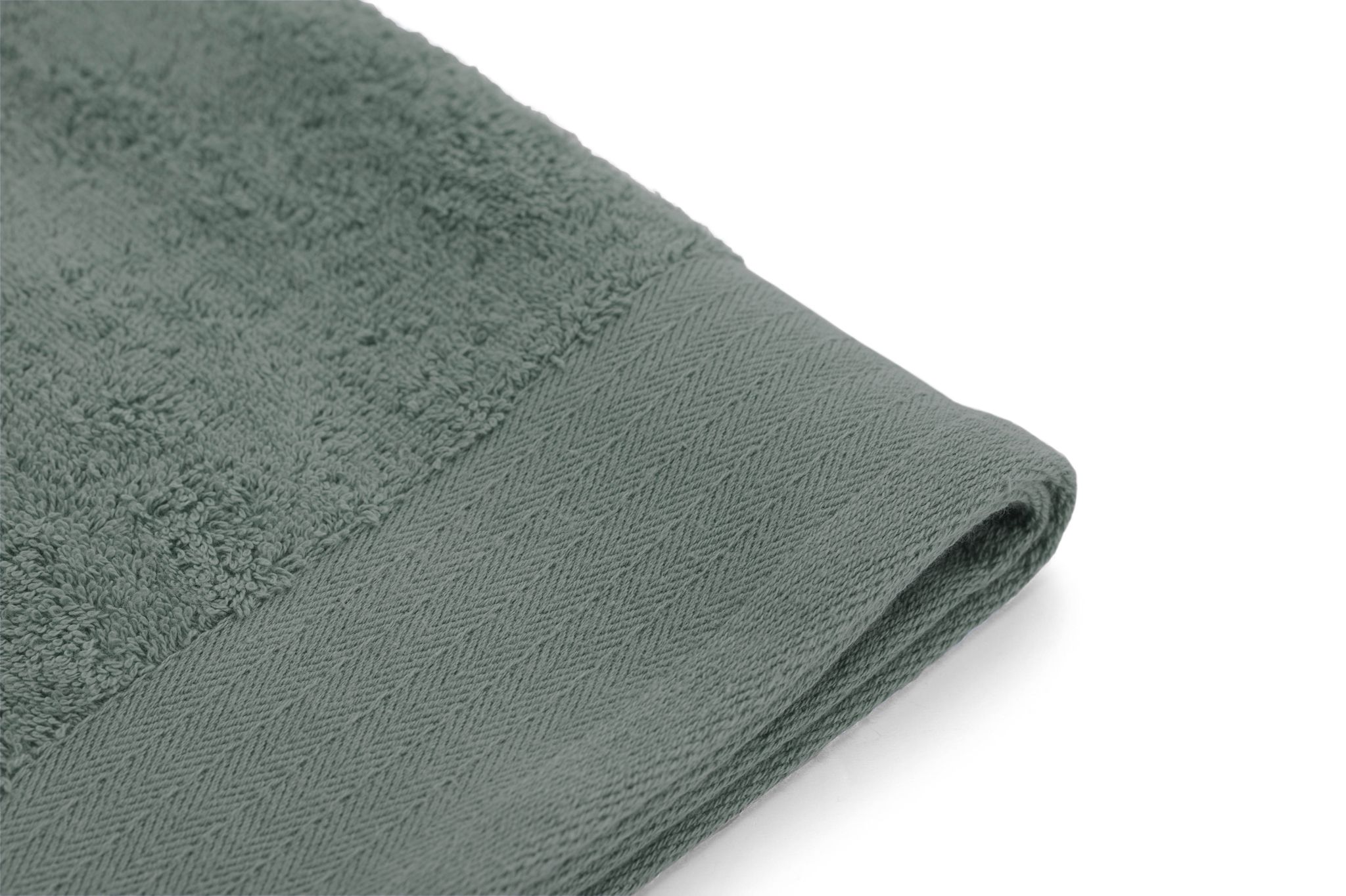 Walra Soft Cotton Handdoek 60 x 110 cm 550 gram Legergroen