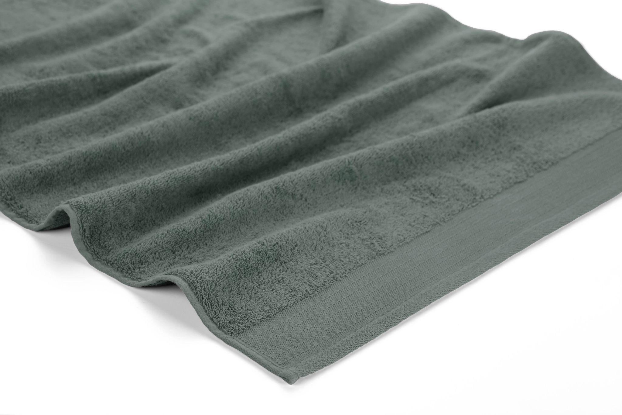 Walra Soft Cotton Handdoek 60 x 110 cm 550 gram Legergroen