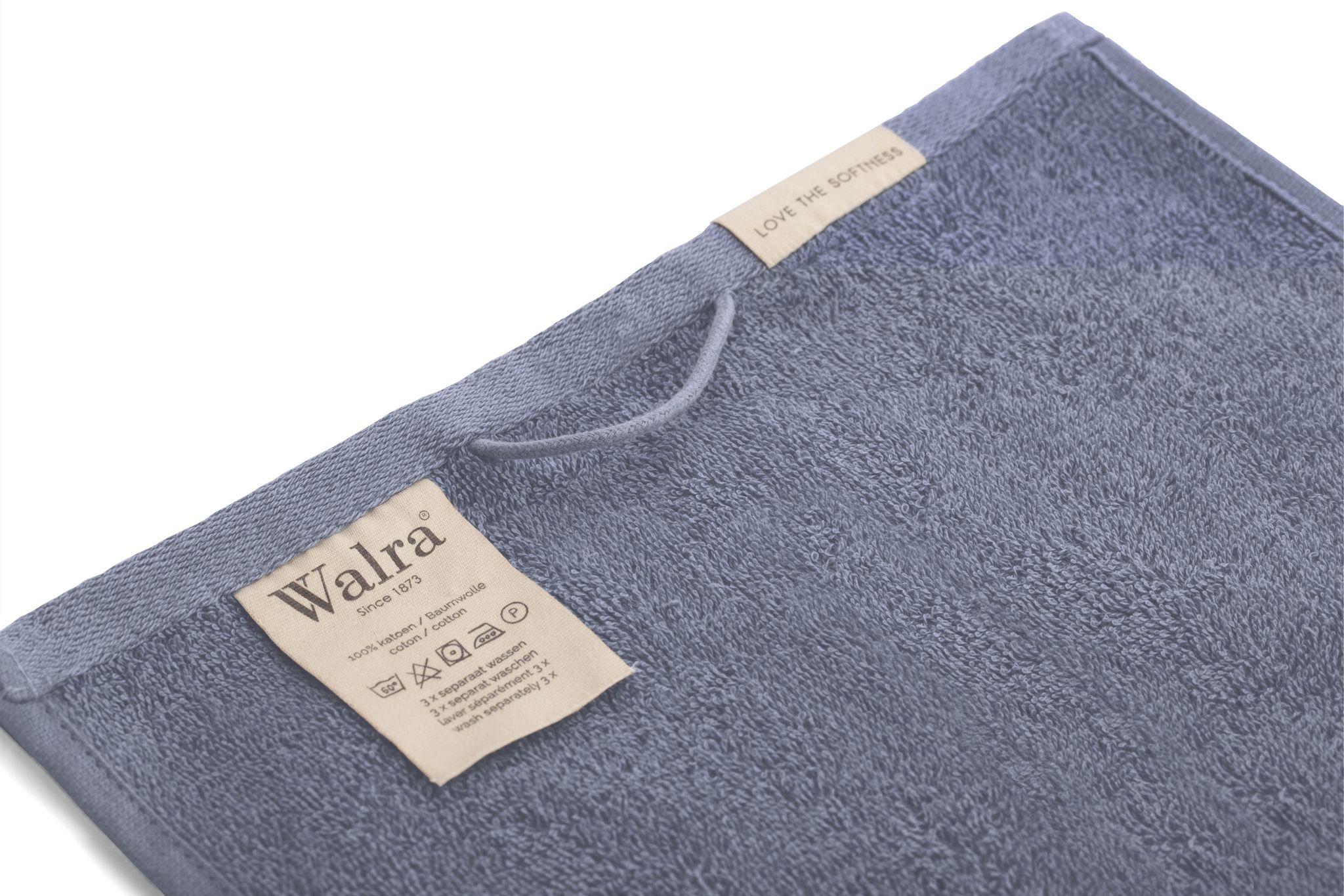 Walra Soft Cotton Gastendoekje 30 x 50 cm 550 gram Indigo - 2 stuks