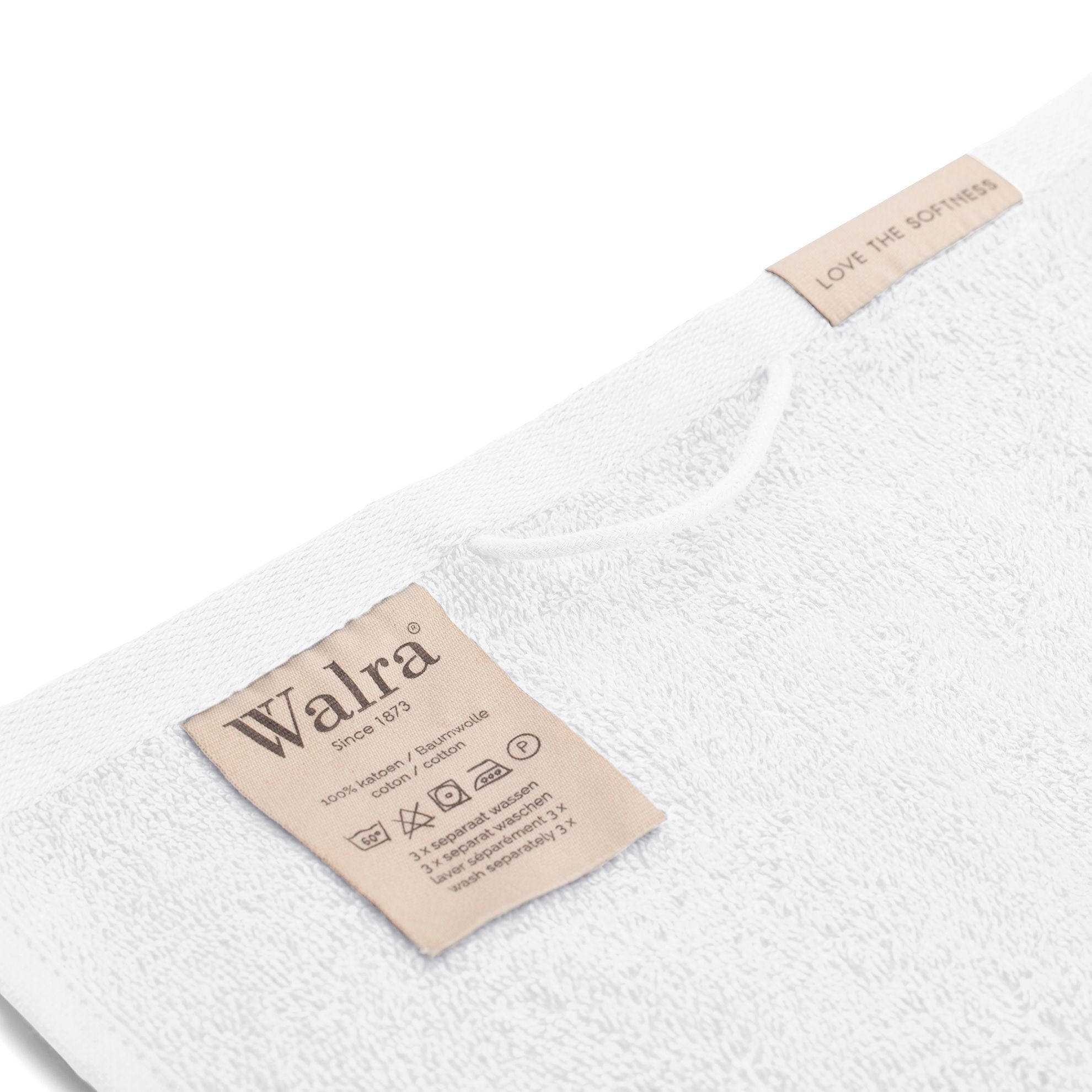 Walra Soft Cotton Gastendoek 30 x 50 cm 550 gram White - 2 stuks