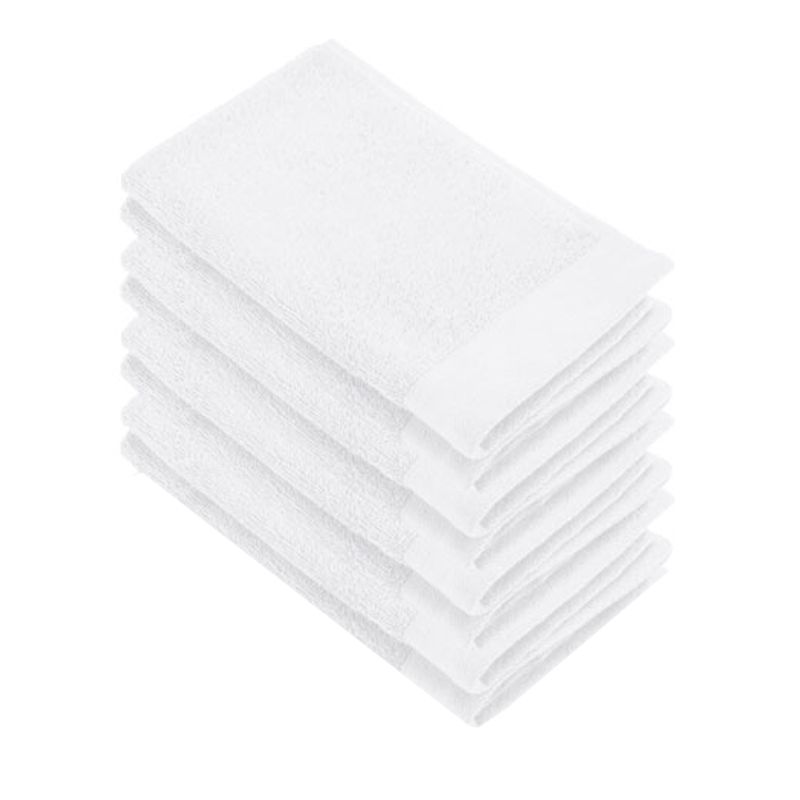 Walra Soft Cotton Gastendoekjes 30x50 cm 550gram White - 8 stuks