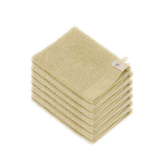 Walra Soft Cotton Washandje 16 x 21 cm 550 gram Maisgeel - 12 stuks