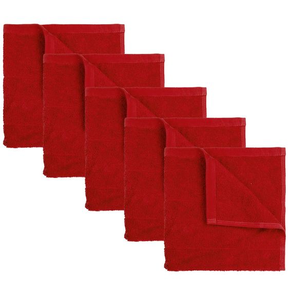 The One Keukendoek 50 x 50 cm Rood - 5 stuks