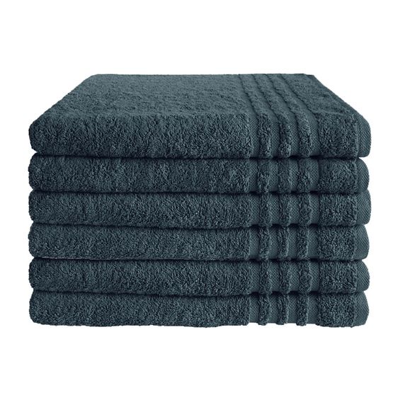 Byrklund Handdoek 70x140 cm 500gram Donkerblauw - 6 stuks