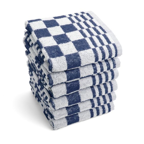 Byrklund Keukendoek Clean & Fresh Blauw - 6 stuks