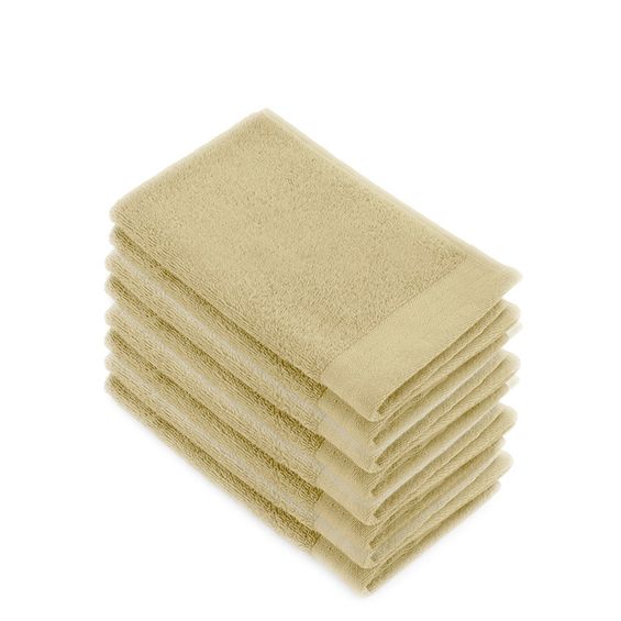 Walra Soft Cotton Gastendoekje 30 x 50 cm 550 gram Maisgeel - 8 stuks