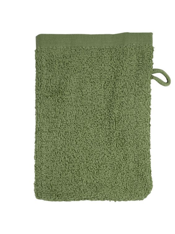 The One Washandje 500 gram 15x21 cm Olive Green