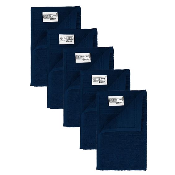 The One Gastendoek Voordeelpakket 500 gram 30x50 cm Navy (5 stuks)