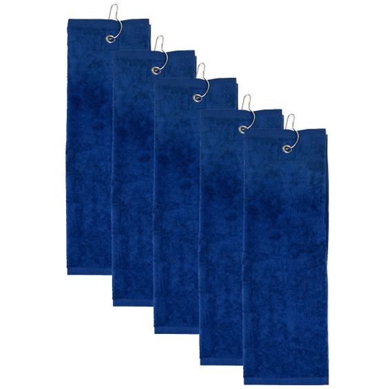 The One Golfhanddoek 40x50 cm 450 gram Navy (5 stuks)