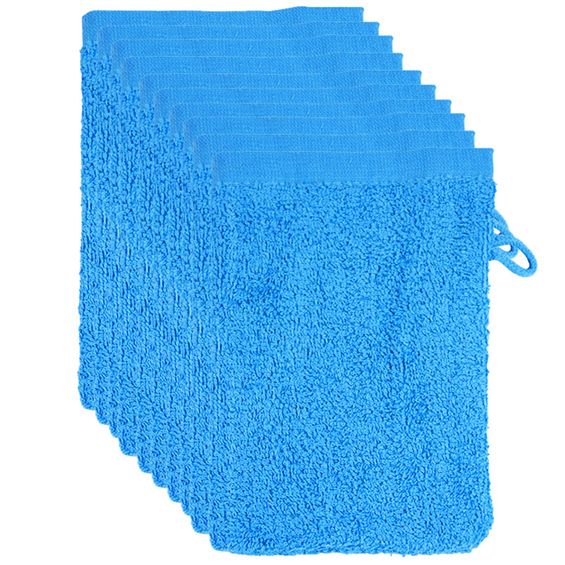 The One Voordeelpakket Washandjes Aqua - 10 stuks