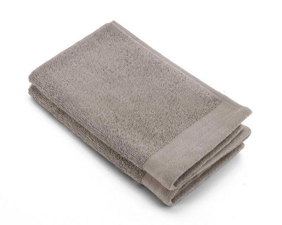 Walra Soft Cotton Gastendoek 30 x 50 cm 550 gram Taupe - 2 stuks