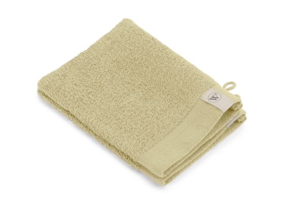 Walra Soft Cotton Washandje 16 x 21 cm 550 gram Maisgeel - 2 stuks