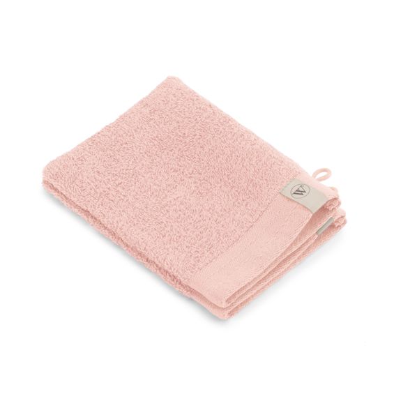 Walra Soft Cotton Washandje 16x21 cm 550 gram Roze - 2 stuks